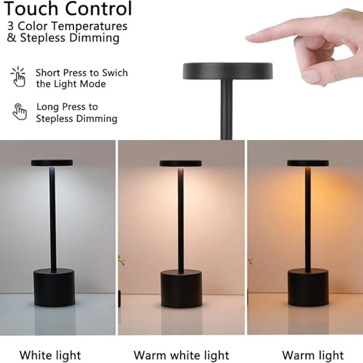 GlowTouch Bedside Lamp