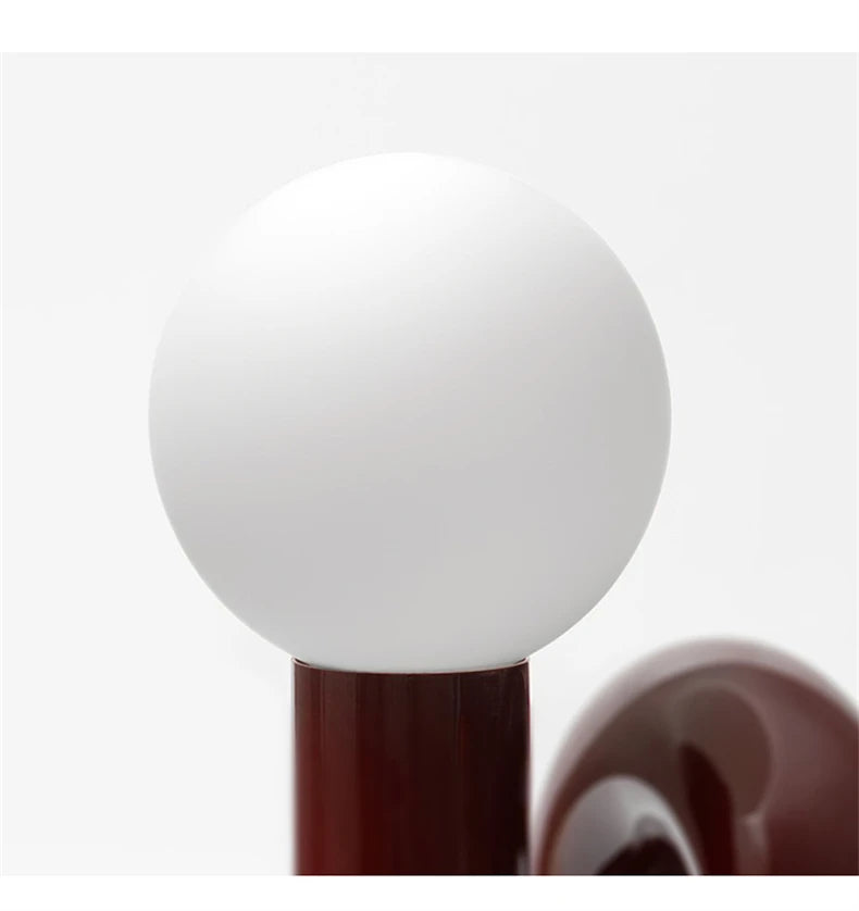 Nordic postmodern model desk lamp hotel children's room bedroom living room minimalist creative glass lamp study decoration lamp