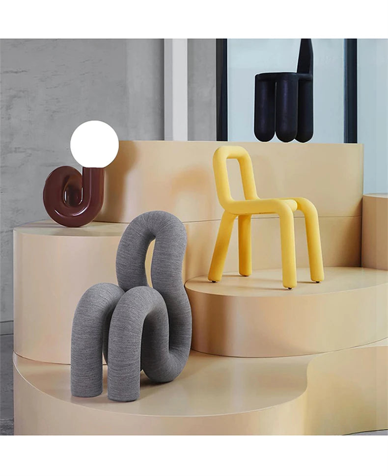 Nordic postmodern model desk lamp hotel children's room bedroom living room minimalist creative glass lamp study decoration lamp