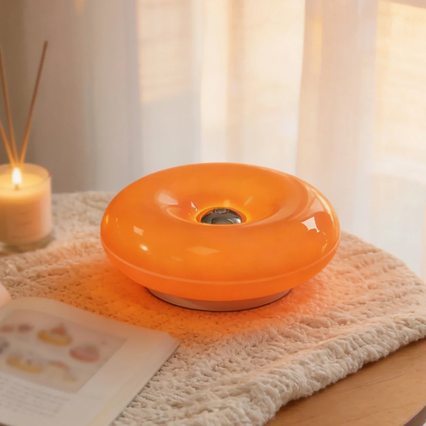 Glowing Donut Table Light